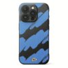 Ringke รุ่น Onyx Design - เคส iPhone 15 Pro Max - ลาย Blue Brush