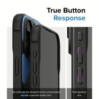 Ringke รุ่น Onyx Design - เคส iPhone 15 Pro Max - ลาย Blue Brush