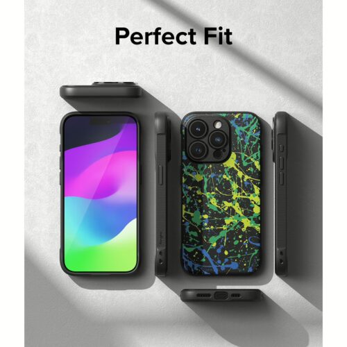 Ringke รุ่น Onyx Design - เคส iPhone 15 Pro - ลาย Action Painting - Image 10