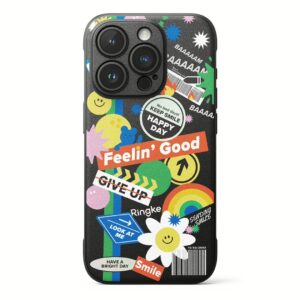 Ringke รุ่น Onyx Design - เคส iPhone 15 Pro - ลาย Sticker