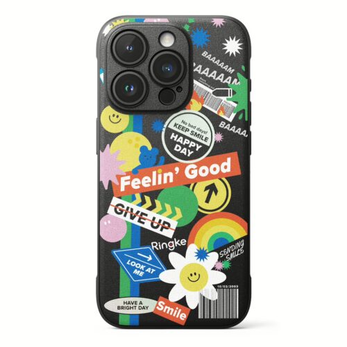 Ringke รุ่น Onyx Design - เคส iPhone 15 Pro - ลาย Sticker