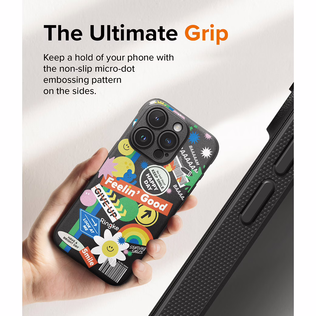 Ringke รุ่น Onyx Design - เคส iPhone 15 Pro - ลาย Sticker