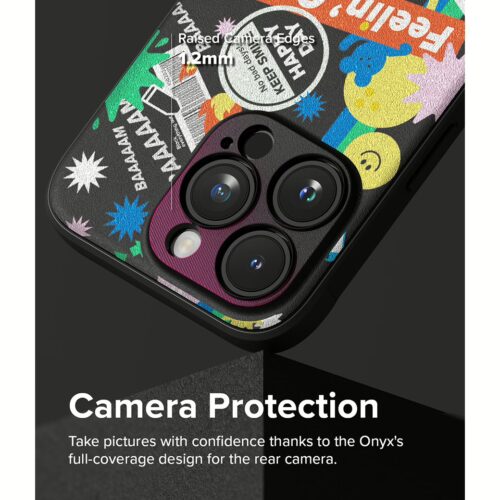 Ringke รุ่น Onyx Design - เคส iPhone 15 Pro - ลาย Sticker - Image 7