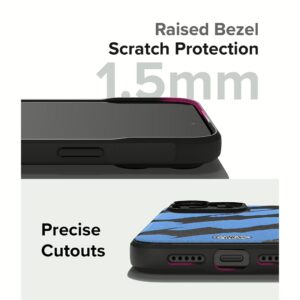 Ringke รุ่น Onyx Design - เคส iPhone 15 Pro - ลาย Blue Brush 25 Ringke รุ่น Onyx Design - เคส iPhone 15 Pro - ลาย Blue Brush