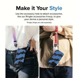 Ringke รุ่น Onyx Design - เคส iPhone 15 Pro - ลาย Blue Brush 27 Ringke รุ่น Onyx Design - เคส iPhone 15 Pro - ลาย Blue Brush