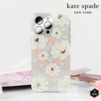 Kate Spade รุ่น Protective Case with MagSafe - เคส iPhone 15 Pro Max - สี Classic Peony