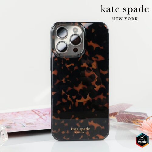 Kate Spade รุ่น Protective Case with MagSafe - เคส iPhone 15 Pro - สี Transparent Tortoise - Image 10