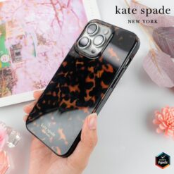 Kate Spade รุ่น Protective Case with MagSafe - เคส iPhone 15 Pro - สี Transparent Tortoise