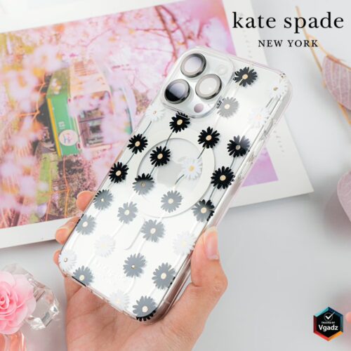 Kate Spade รุ่น Protective Case with MagSafe - เคส iPhone 15 Pro - สี Daisy Chain - Image 13