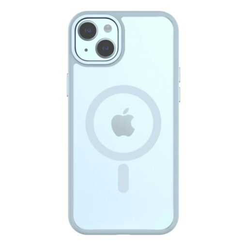 QDOS รุ่น Hybrid Soft with Snap (MagSafe) - เคส iPhone 15 Plus - สี Light Blue