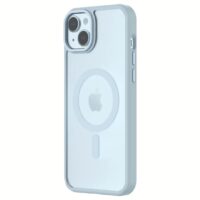 QDOS รุ่น Hybrid Soft with Snap (MagSafe) - เคส iPhone 15 Plus - สี Light Blue