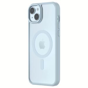 QDOS รุ่น Hybrid Soft with Snap (MagSafe) - เคส iPhone 15 Plus - สี Light Blue
