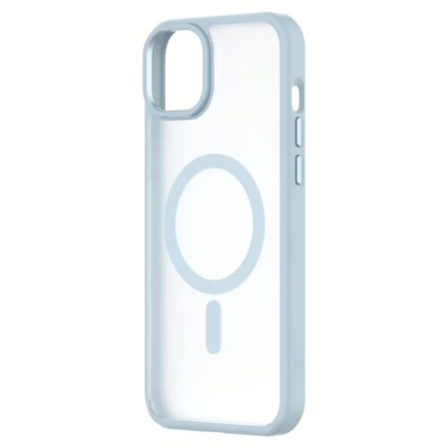 QDOS รุ่น Hybrid Soft with Snap (MagSafe) - เคส iPhone 15 Plus - สี Light Blue - Image 6