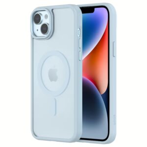QDOS รุ่น Hybrid Soft with Snap (MagSafe) - เคส iPhone 15 Plus - สี Light Blue