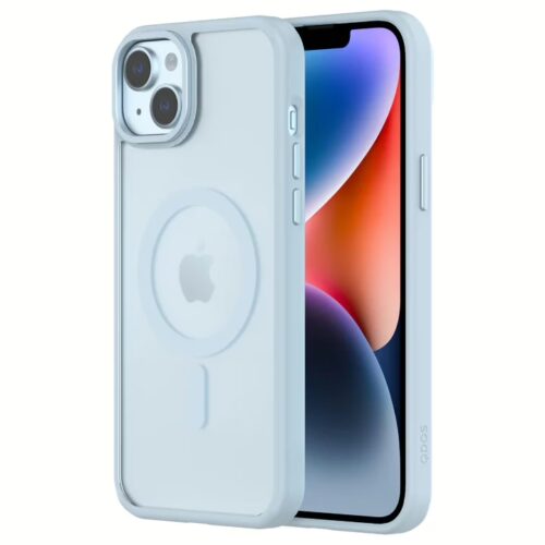 QDOS รุ่น Hybrid Soft with Snap (MagSafe) - เคส iPhone 15 Plus - สี Light Blue - Image 2