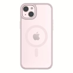 QDOS รุ่น Hybrid Soft with Snap (MagSafe) - เคส iPhone 15 Plus - สี Light Pink