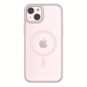 QDOS รุ่น Hybrid Soft with Snap (MagSafe) - เคส iPhone 15 Plus - สี Light Pink