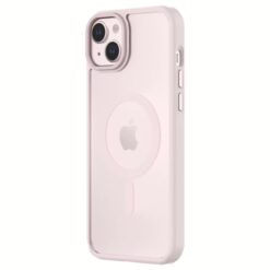 QDOS รุ่น Hybrid Soft with Snap (MagSafe) - เคส iPhone 15 Plus - สี Light Pink