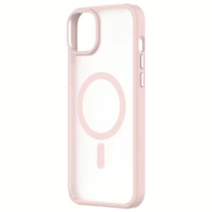 QDOS รุ่น Hybrid Soft with Snap (MagSafe) - เคส iPhone 15 Plus - สี Light Pink
