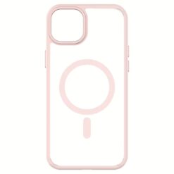 QDOS รุ่น Hybrid Soft with Snap (MagSafe) - เคส iPhone 15 Plus - สี Light Pink