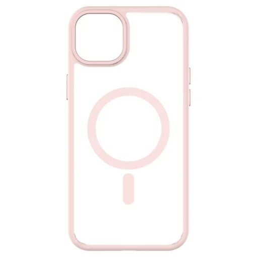 QDOS รุ่น Hybrid Soft with Snap (MagSafe) - เคส iPhone 15 Plus - สี Light Pink - Image 5