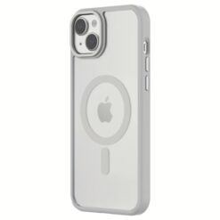 QDOS รุ่น Hybrid Soft with Snap (MagSafe) - เคส iPhone 15 Plus - สี White Grey