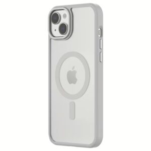 QDOS รุ่น Hybrid Soft with Snap (MagSafe) - เคส iPhone 15 Plus - สี White Grey