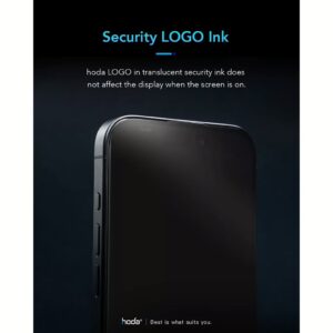 Hoda รุ่น Sapphire Screen Protector - ฟิล์มกระจก iPhone 15 Pro