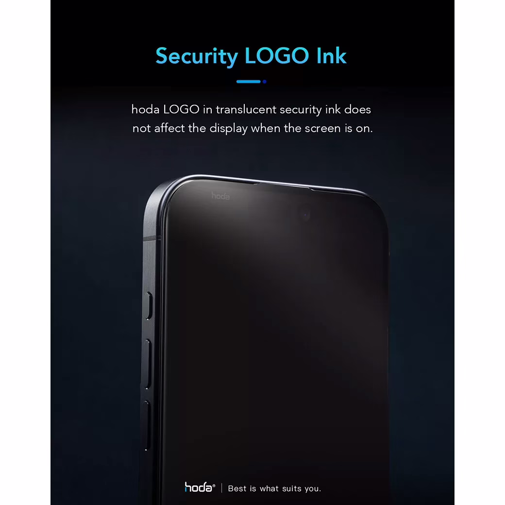 Hoda รุ่น Sapphire Screen Protector - ฟิล์มกระจก iPhone 15 Pro