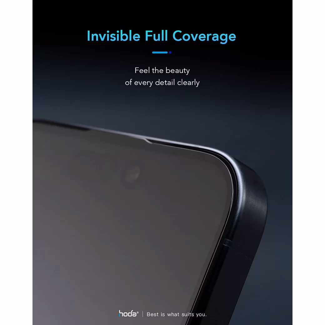 Hoda รุ่น Sapphire Screen Protector - ฟิล์มกระจก iPhone 15 Pro