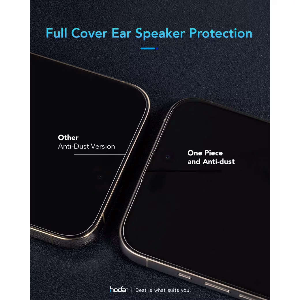 Hoda รุ่น Sapphire Screen Protector - ฟิล์มกระจก iPhone 15 Pro
