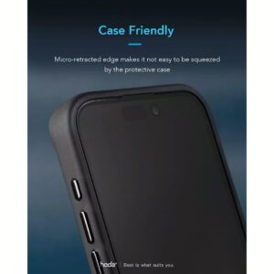 Hoda รุ่น Sapphire Screen Protector - ฟิล์มกระจก iPhone 15 Pro