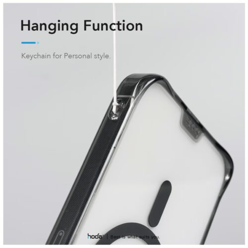 Hoda รุ่น Crystal Pro with MagSafe - เคส iPhone 15 Pro - สี Clear Black - Image 14