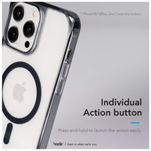 Hoda รุ่น Crystal Pro with MagSafe - เคส iPhone 15 Pro - สี Clear