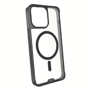 Hoda รุ่น Crystal Pro with MagSafe - เคส iPhone 15 Pro Max - สี Clear Black