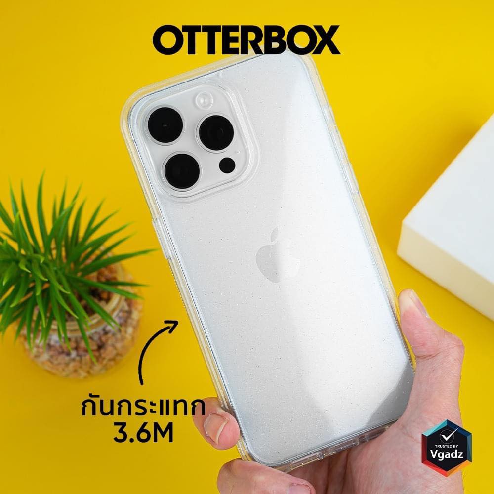 OtterBox รุ่น Symmetry Clear - เคส iPhone 15 Pro Max - สี Stardust