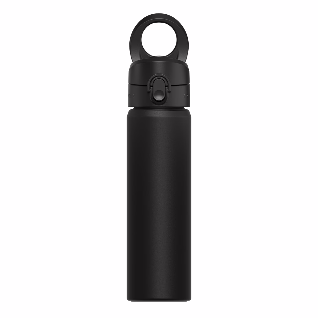 กระบอกพร้อมที่วางโทรศัพท์รองรับ MagSafe Rhinoshield รุ่น AquaStand Stainless Steel - สี Classic Black (แบบมีหลอด)