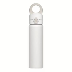 กระบอกพร้อมที่วางโทรศัพท์รองรับ MagSafe Rhinoshield รุ่น AquaStand Stainless Steel - สี Classic White (แบบมีหลอด)