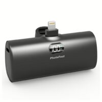 Photofast รุ่น Lighting Power PD หัวชาร์จ Lightning - พาวเวอร์แบงค์ ความจุ 5,000mAh - สี Black