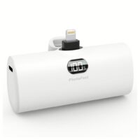 Photofast รุ่น Lighting Power PD หัวชาร์จ Lightning - พาวเวอร์แบงค์ ความจุ 5,000mAh - สี White