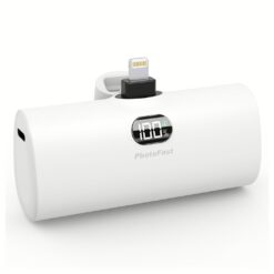 Photofast รุ่น Lighting Power PD หัวชาร์จ Lightning - พาวเวอร์แบงค์ ความจุ 5,000mAh - สี White