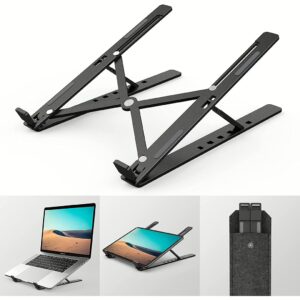 ขาตั้งโน้ตบุ๊ค Mono Dsign รุ่น Aluminium XL Laptop Stand (พร้อมกระเป๋า) - สีดำ