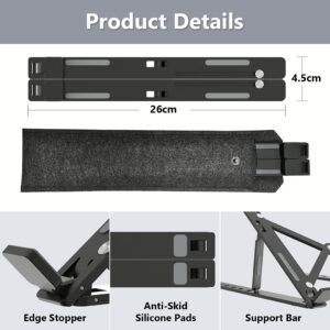 ขาตั้งโน้ตบุ๊ค Mono Dsign รุ่น Aluminium XL Laptop Stand (พร้อมกระเป๋า) - สีดำ