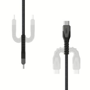 สายชาร์จ UAG รุ่น Rugged Kevlar USB C-to-USB C Cable ความยาว 1.5 เมตร - สี Black/Gray