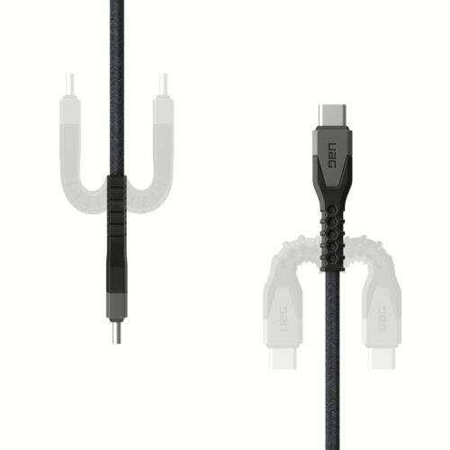 สายชาร์จ UAG รุ่น Rugged Kevlar USB C-to-USB C Cable ความยาว 1.5 เมตร - สี Black/Gray