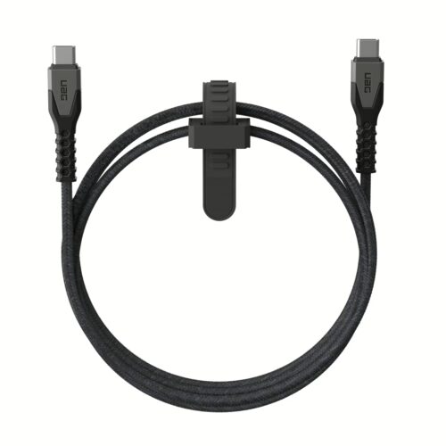 สายชาร์จ UAG รุ่น Rugged Kevlar USB C-to-USB C Cable ความยาว 1.5 เมตร - สี Black/Gray - Image 5