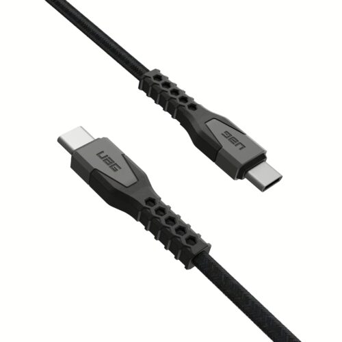 สายชาร์จ UAG รุ่น Rugged Kevlar USB C-to-USB C Cable ความยาว 1.5 เมตร - สี Black/Gray - Image 4