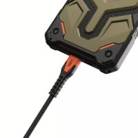 สายชาร์จ UAG รุ่น Rugged Kevlar USB C-to-Lightning Cable ความยาว 1.5 เมตร - สี Black/Orange