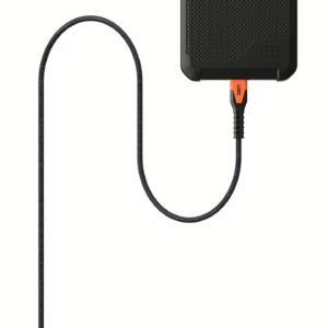 สายชาร์จ UAG รุ่น Rugged Kevlar USB C-to-Lightning Cable ความยาว 1.5 เมตร - สี Black/Orange