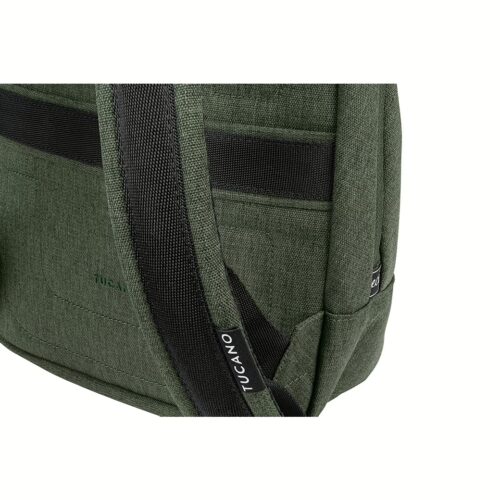 Tucano รุ่น Ted Backpack - iPad Pro 11″ / Laptops 11″ - กระเป๋า - สี Military Green - Image 4